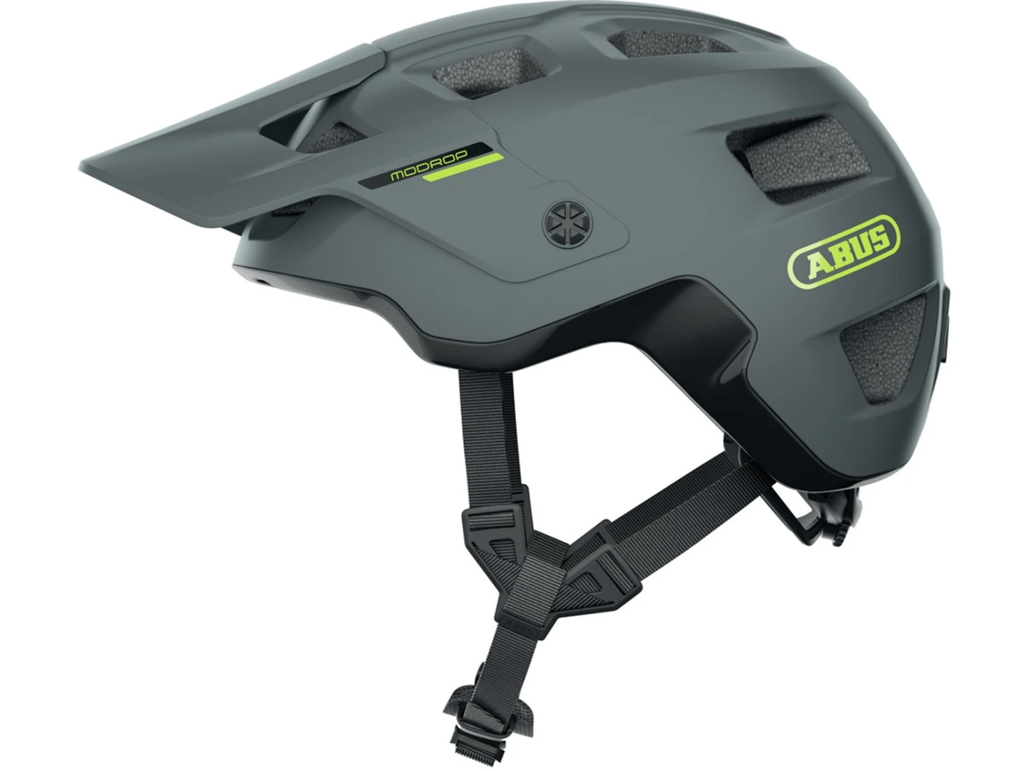 ABUS Casque MoDrop VTT Concrete Grey 3 ABUS Casque MoDrop VTT Concrete Grey