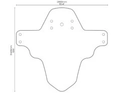 All-mountain-style AMS Garde Boue Avant Montana Mud Guard -Équipement Vélo ams garde boue avant montana mud guard 3