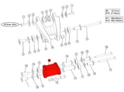 BMC Biellette Inférieure Speedfox / Agonist - 301192