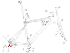 BMC Dropout 58 Patte De Dérailleur 301092 (standard) -Équipement Vélo bmc dropout 58 patte de derailleur 301092 standard 3