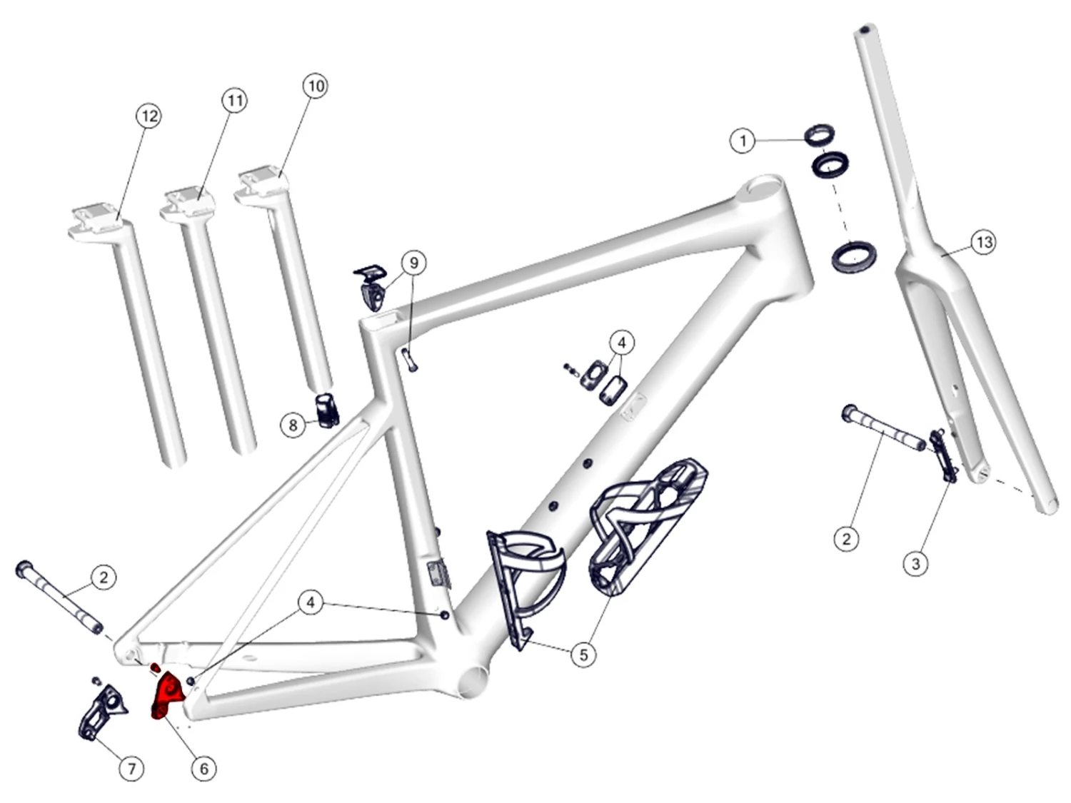 BMC Dropout 71 Patte De Dérailleur 30000700 - Teammachine SLR01 / SLR MY2021 (standard) 4 BMC Dropout 71 Patte De Dérailleur 30000700 - Teammachine SLR01 / SLR MY2021 (standard) – Image 2