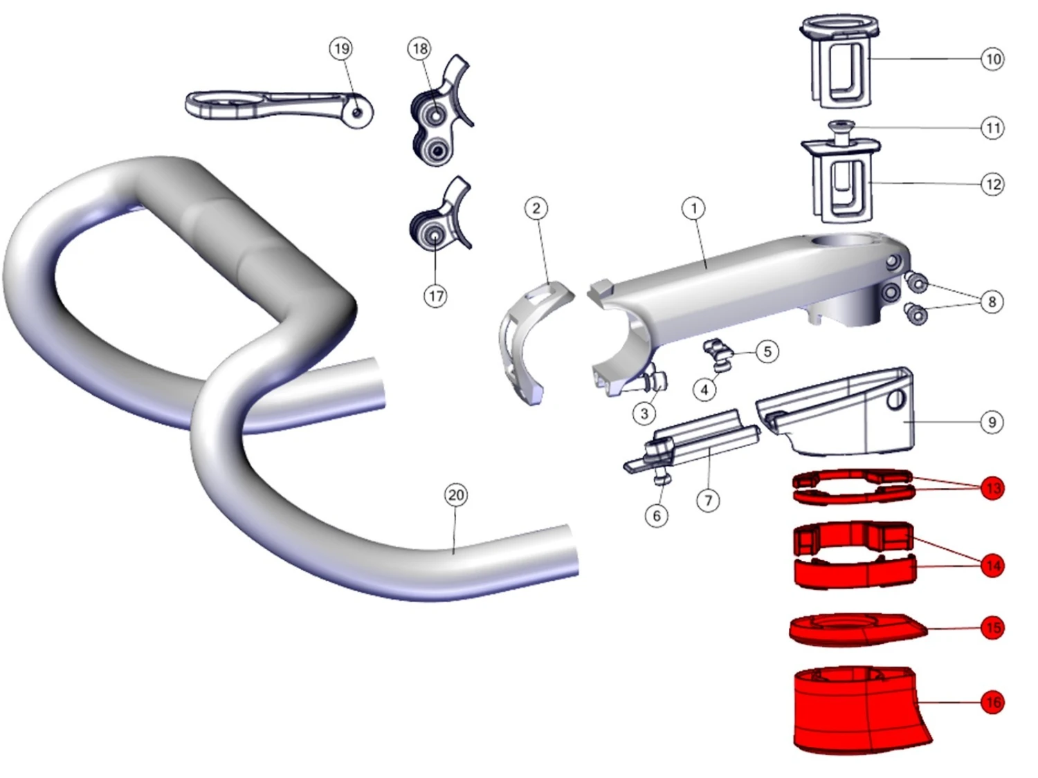 BMC Entretoises De Direction Roadmachine 01 (ICS2 / ICS Carbon) 30001804 4 BMC Entretoises De Direction Roadmachine 01 (ICS2 / ICS Carbon) 30001804 – Image 2