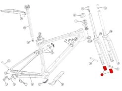 BMC Protège Fourche URS Avant 2022 - 302111 -Équipement Vélo bmc protege fourche urs avant 2022 302111 2