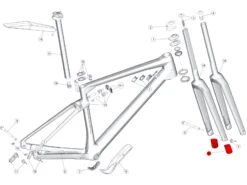 BMC Protège Fourche URS / URS01 / URS LT Dès 2022 - 30001765 -Équipement Vélo bmc protege fourche urs urs01 urs lt des 2022 30001765 1 2
