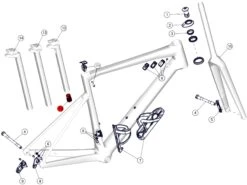 BMC Support Batterie Shimano Di2 Pour Tige Avec Mousse - 212500 -Équipement Vélo bmc support batterie shimano di2 pour tige avec mousse 212500 2