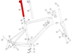 BMC Tige De Selle Carbone 310mm Recul 0mm Roadmachine 01 MY2018 - 301269 -Équipement Vélo bmc tige de selle carbone 310mm recul 0mm roadmachine 01 my2018 301269 2