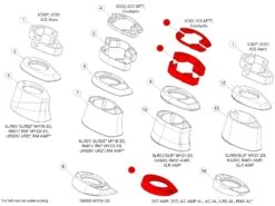 BMC Topcone Set ICS2 Round (3x10mm, 2x3mm Spacers) 30002039