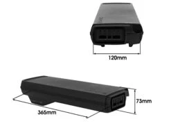 BOSCH Batterie PowerPack 400WH Classic Line Noir Sur Porte-bagages -Équipement Vélo bosch batterie powerpack 400wh classic line noir sur porte bagages 3