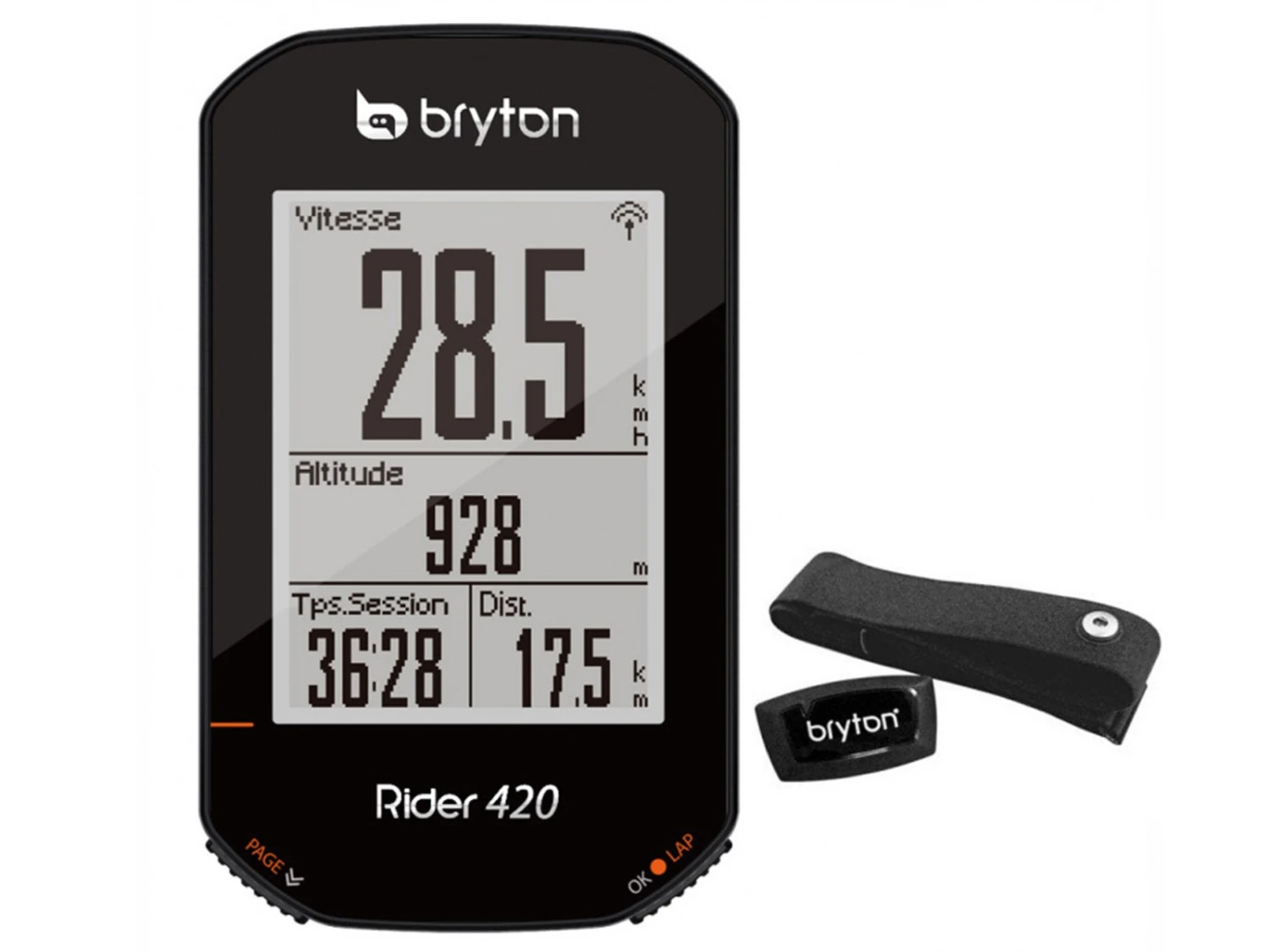 BRYTON GPS Rider 420 H + Ceinture Cardio 3 BRYTON GPS Rider 420 H + Ceinture Cardio