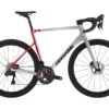 CANNONDALE SuperSix Evo Carbon Ultegra Di2 Mercury Silver / Rally Red 2022 1 CANNONDALE SuperSix Evo Carbon Ultegra Di2 Mercury Silver / Rally Red 2022 -Équipement Vélo cannondale supersix evo carbon ultegra di2 mercury silver rally red 2022