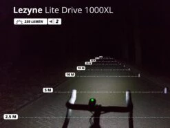 LEZYNE Lite Drive 1000XL éclairage Avant 12 LEZYNE Lite Drive 1000XL éclairage Avant -Équipement Vélo lezyne lite drive 1000xl eclairage avant 4