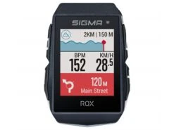 SIGMA Compteur ROX11.1 EVO GPS Noir Cardio Et Altimètre -Équipement Vélo sigma compteur rox111 evo gps noir cardio et altimetre 1