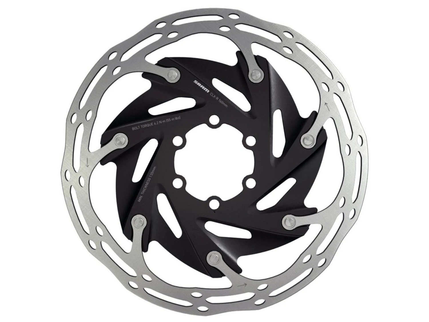 SRAM Disque CenterLine XR 6 Trous 140mm 160mm 3 SRAM Disque CenterLine XR 6 Trous 140mm 160mm