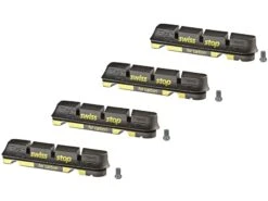 SWISSSTOP Pack De 4 Patins Flash Pro Black Prince Shimano/Sram - Carbone