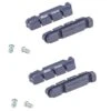 SWISSSTOP Pack De 4 Patins FlashPro BXP Bleu Shimano/Sram - Aluminium -Équipement Vélo swissstop pack de 4 patins flashpro bxp bleu shimanosram aluminium