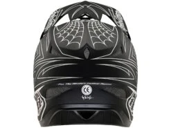 TROY LEE DESIGNS D3 Fiberlite Casque VTT Spiderstripe -Équipement Vélo troy lee designs d3 fiberlite casque vtt spiderstripe 2